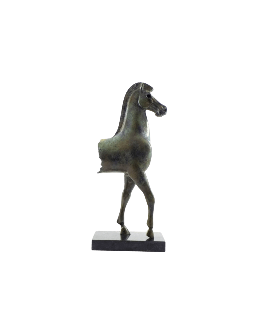 Greek Bronze Horse: Magnificent Reproduction from the Acropolis Museum