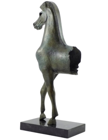 Sculpture de Cheval Grec en Bronze, Musée de l'Acropole