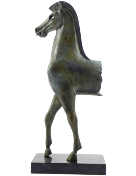 Sculpture de Cheval Grec en Bronze, Musée de l'Acropole