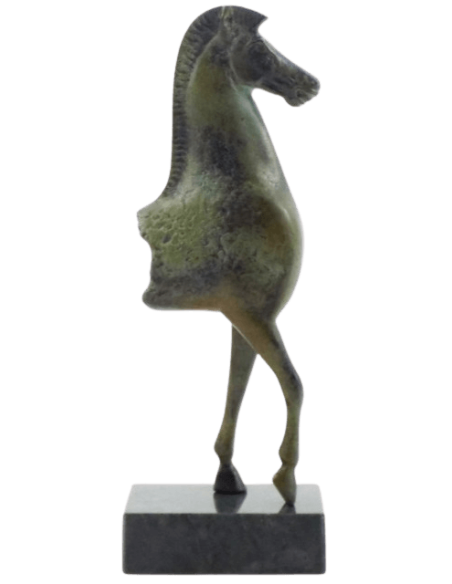 Escultura de Caballo Griego en Bronce, Museo de la Acrópolis