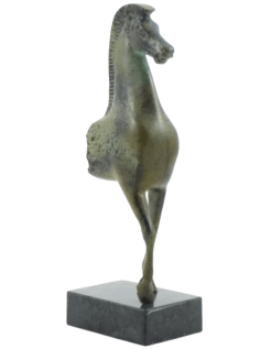 Escultura de Caballo Griego en Bronce, Museo de la Acrópolis