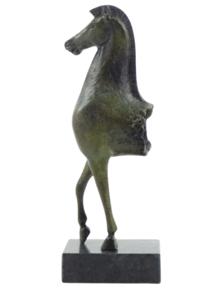 Sculpture de Cheval Grec en Bronze, Musée de l'Acropole
