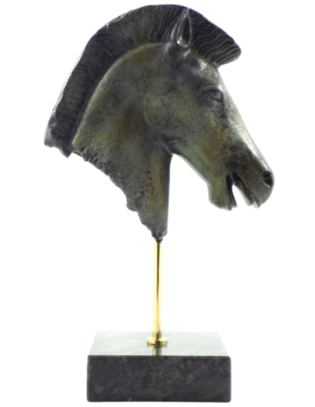 Tête de Cheval Grec en Bronze, Musée de l'Acropole