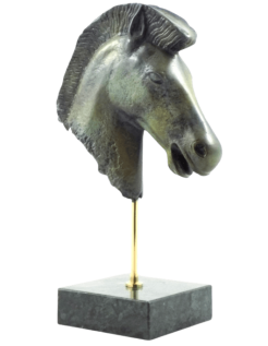 Cabeza de Caballo Griego en Bronce, Museo de la Acrópolis